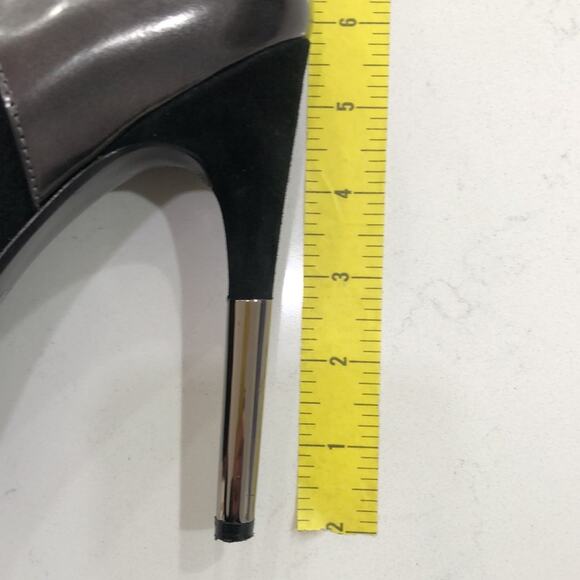 Sigerson Morrison Baladi Booties Heels Black Metallic - Picture 11 of 11